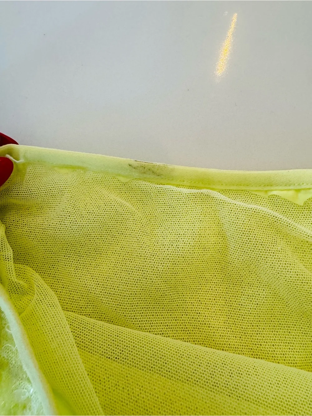 Victoria's Secret Neon lime green Sequin Two-Piece Swim Coverup